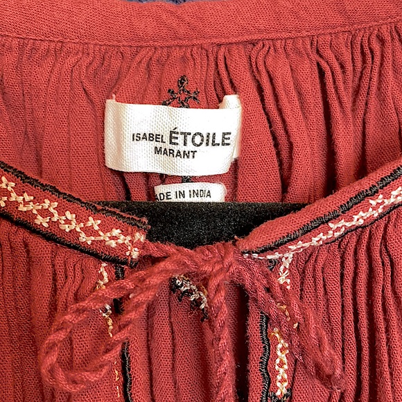 Étoile Isabel Marant peasant top size 6 US - Picture 1 of 7